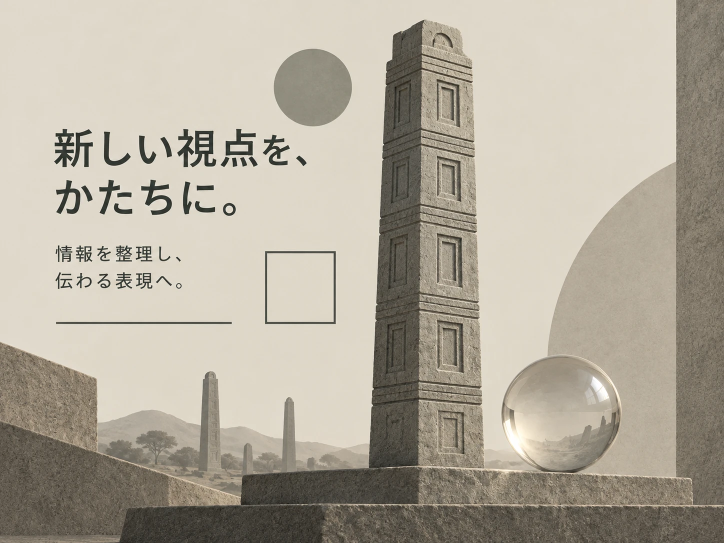 アクスム建築(石碑)のスタイル見本