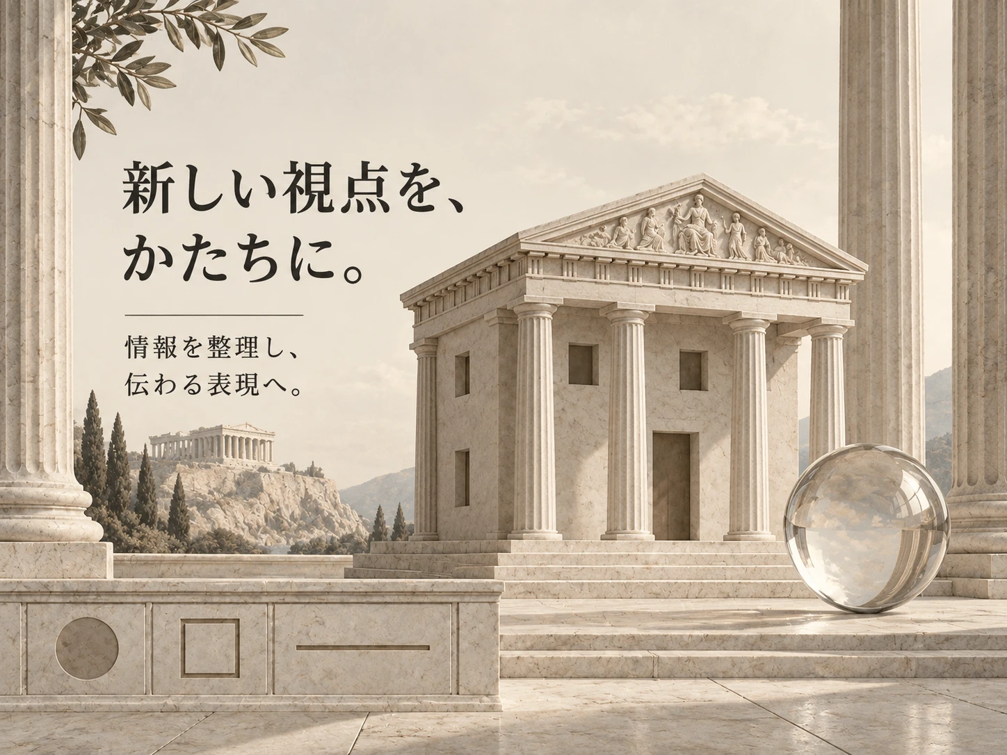 古代ギリシア建築のスタイル見本