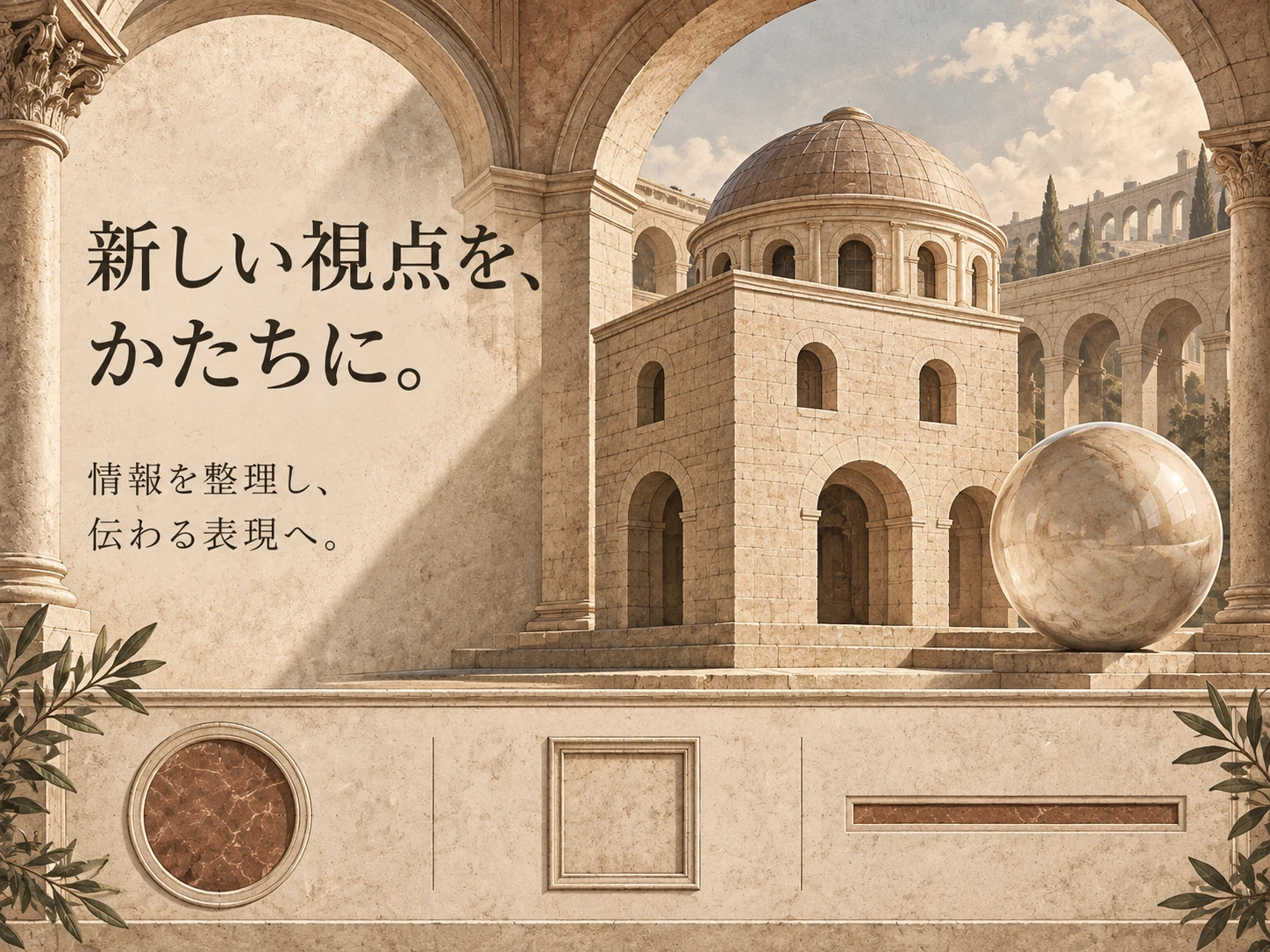 古代ローマ建築のスタイル見本