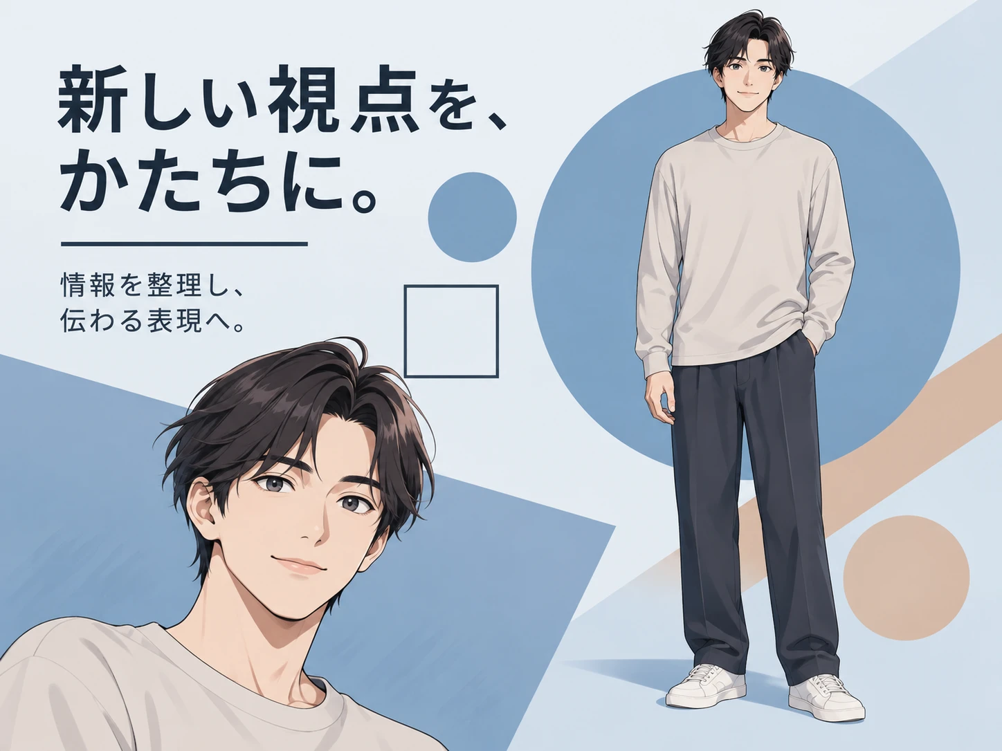 アニメ調のスタイル見本