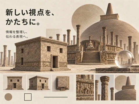 アヌラーダプラとポロンナルワの寺院建築のスタイル見本
