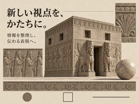 アッシリア建築のスタイル見本