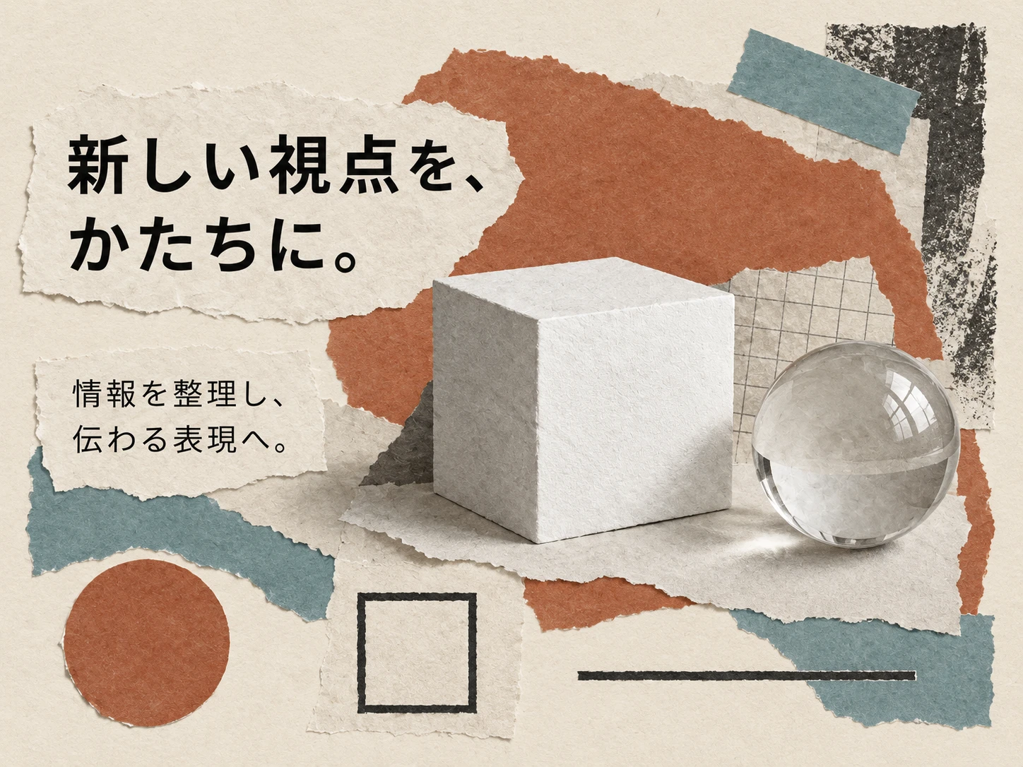 コラージュのスタイル見本