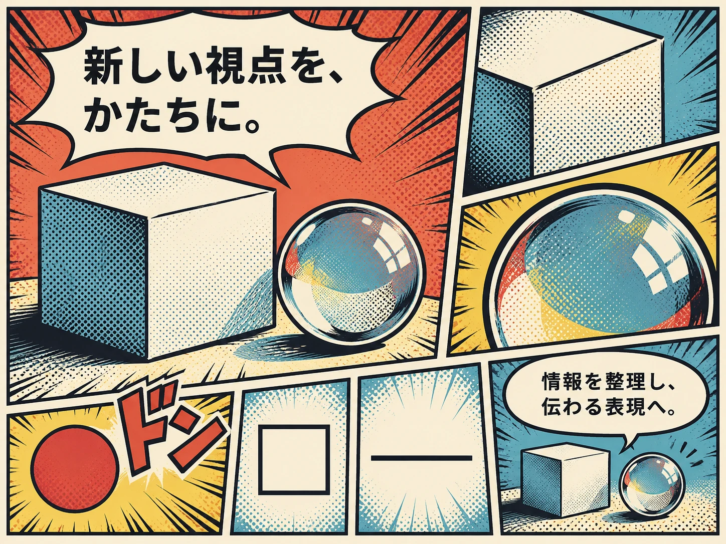 コミックブック風のスタイル見本
