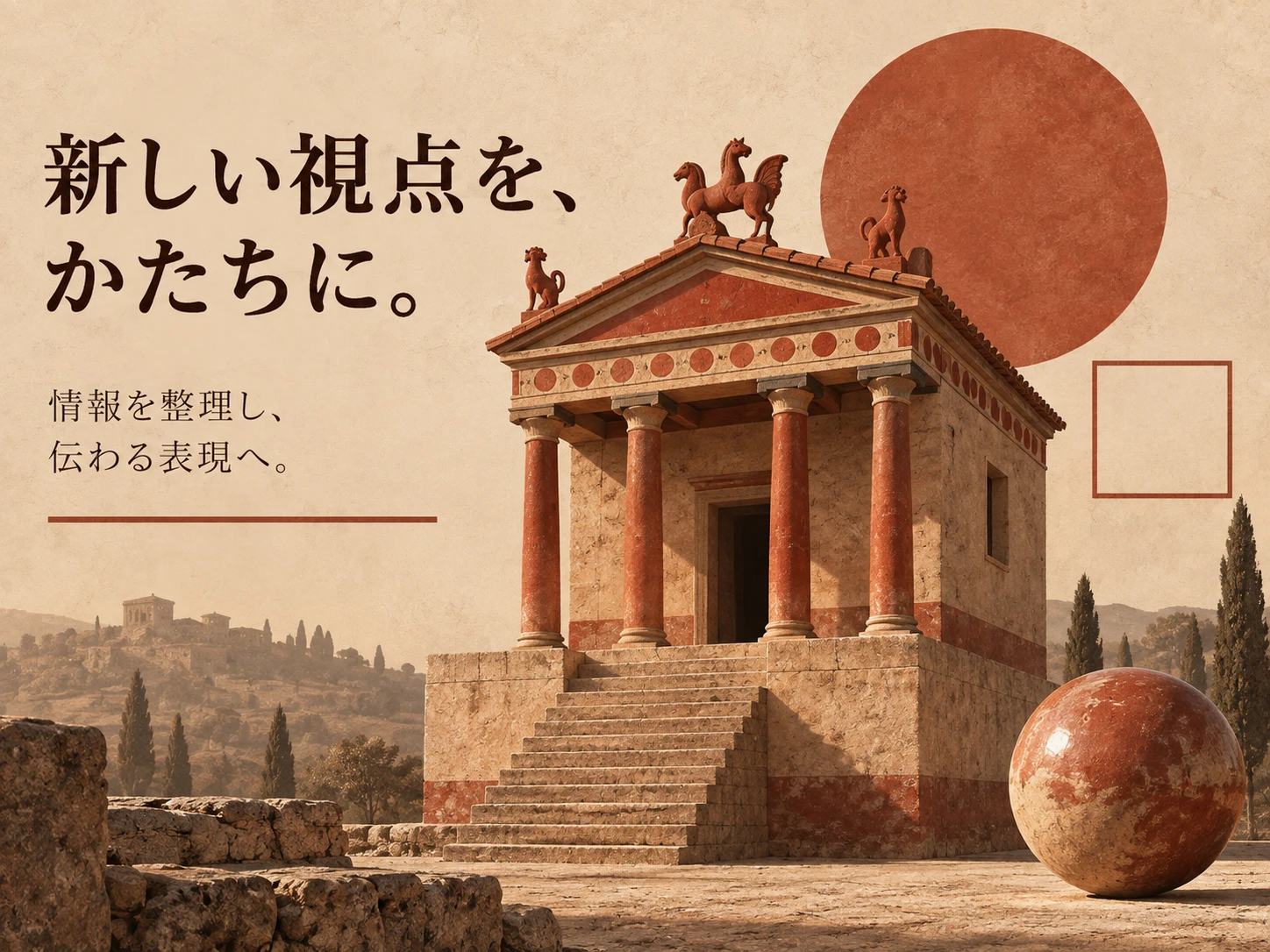 エトルリア建築のスタイル見本