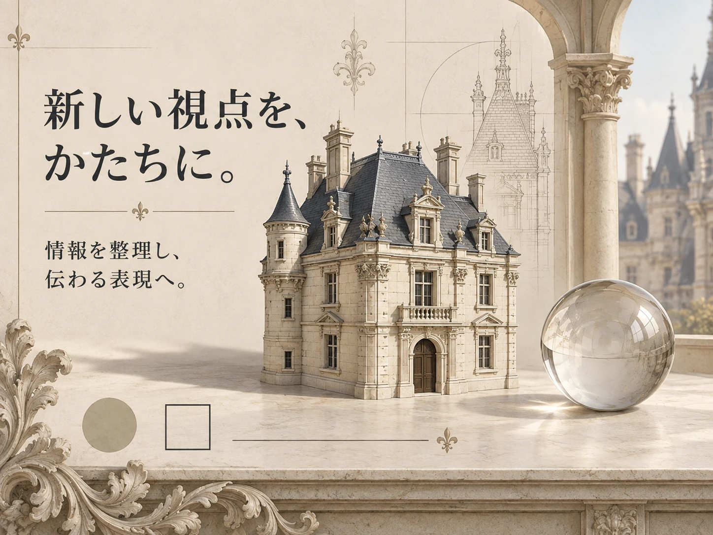 フランス・ルネサンス建築のスタイル見本