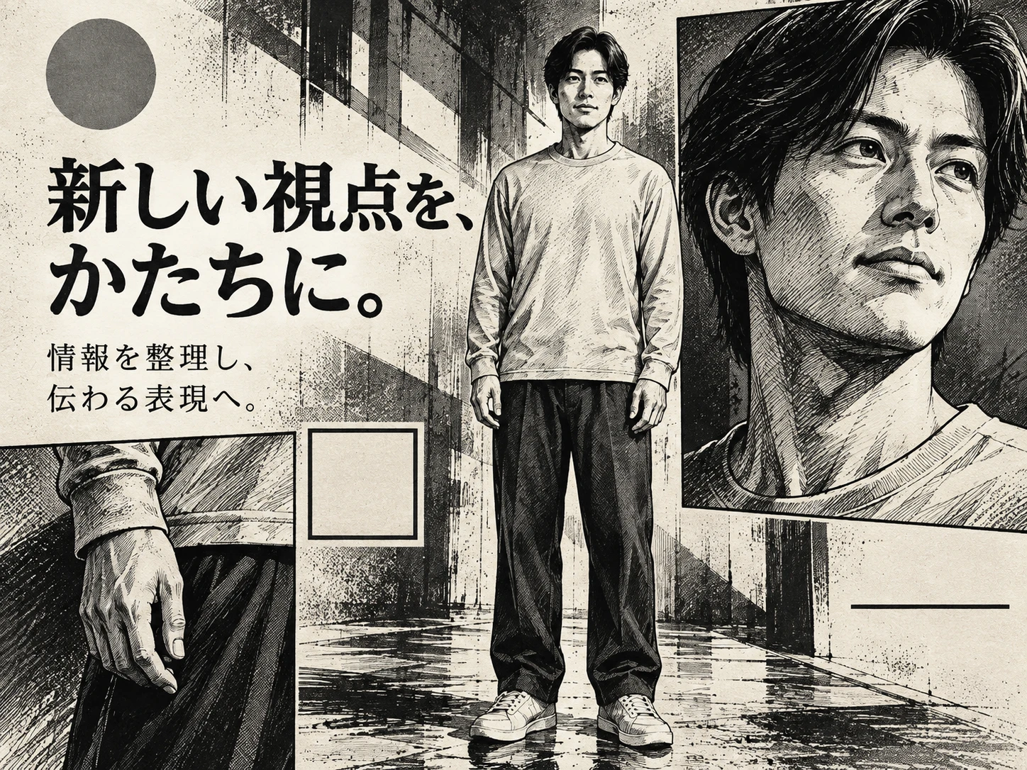 劇画のスタイル見本
