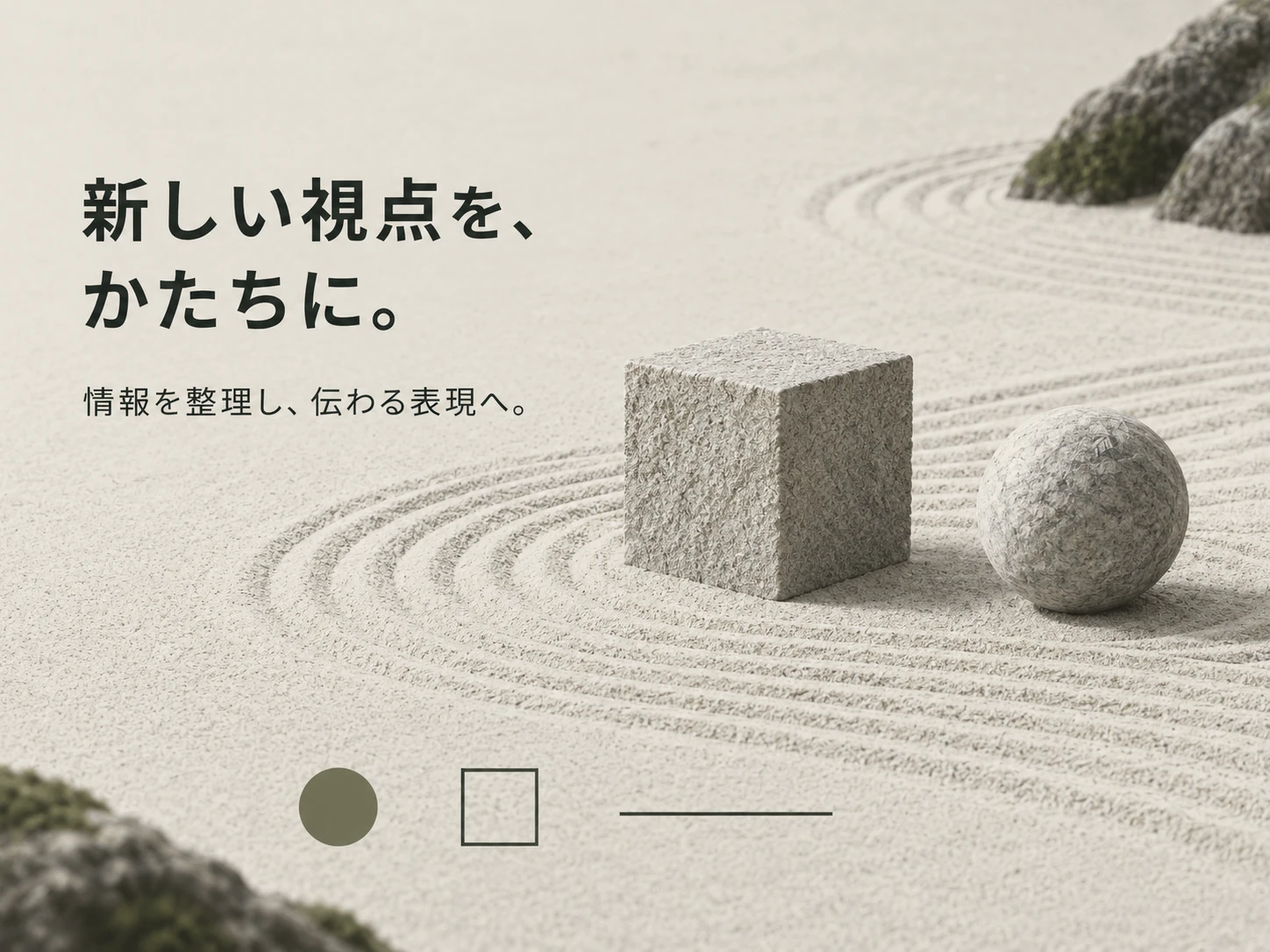 枯山水のスタイル見本