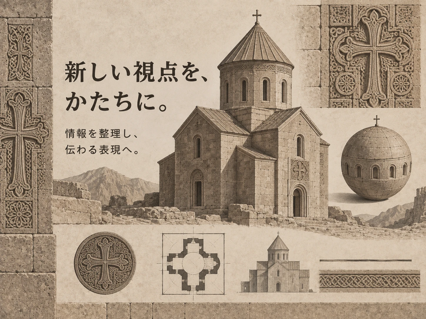 アルメニア中世建築のスタイル見本