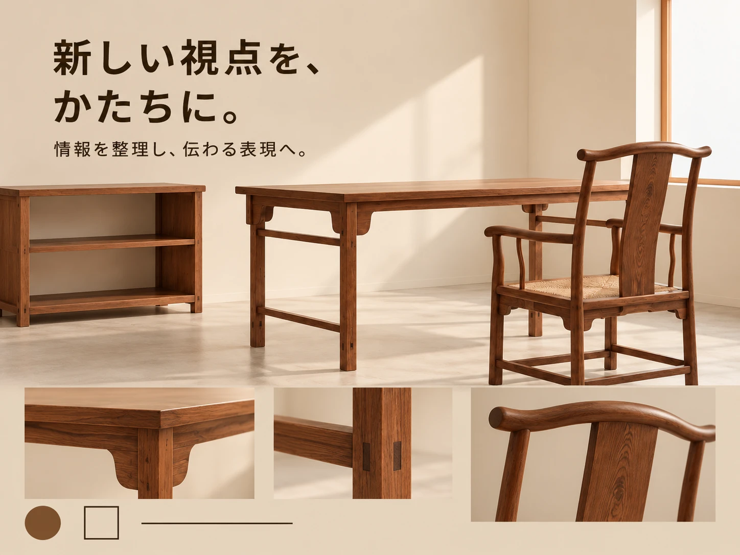 明式家具のスタイル見本