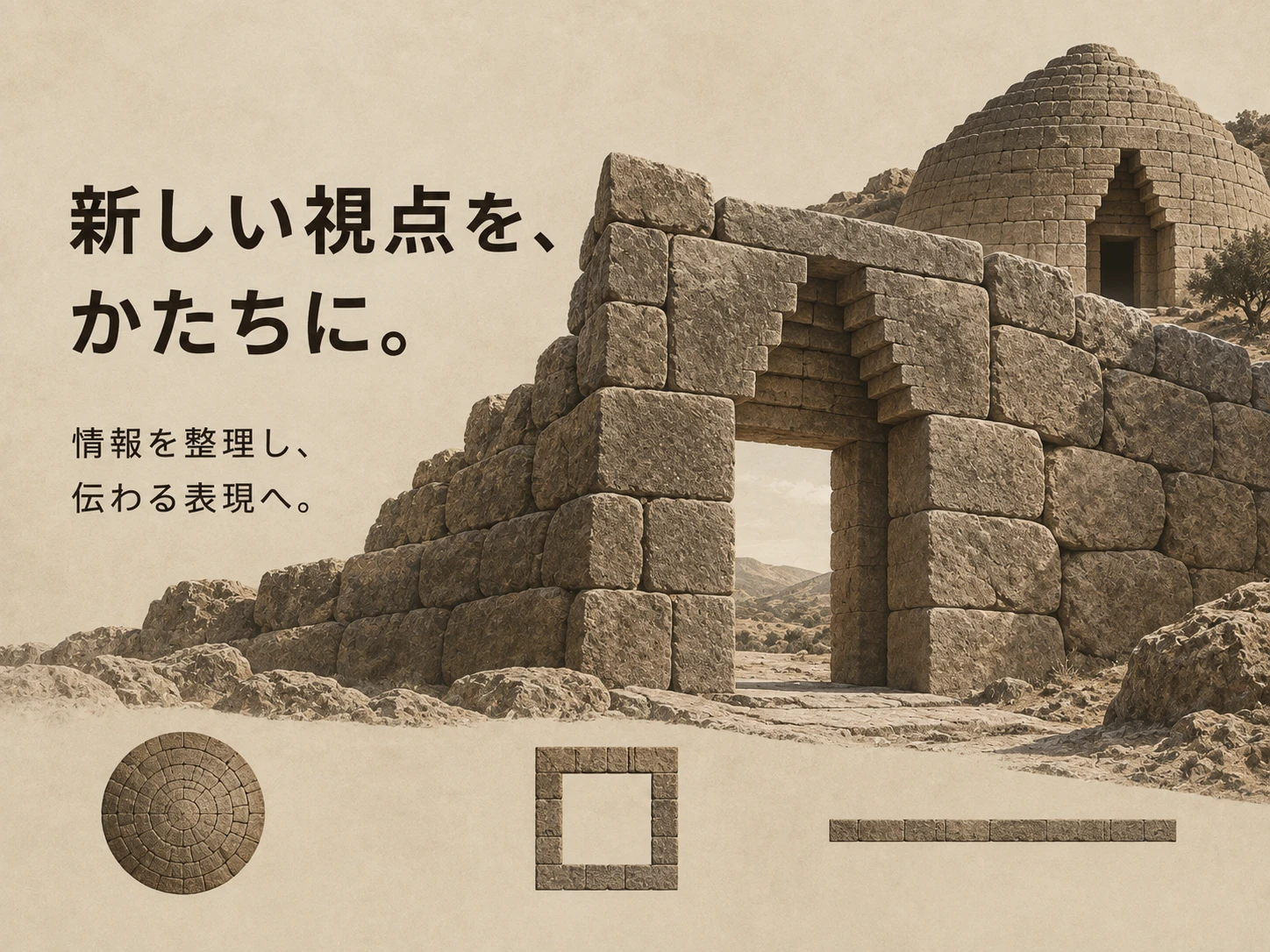 ミケーネ建築のスタイル見本