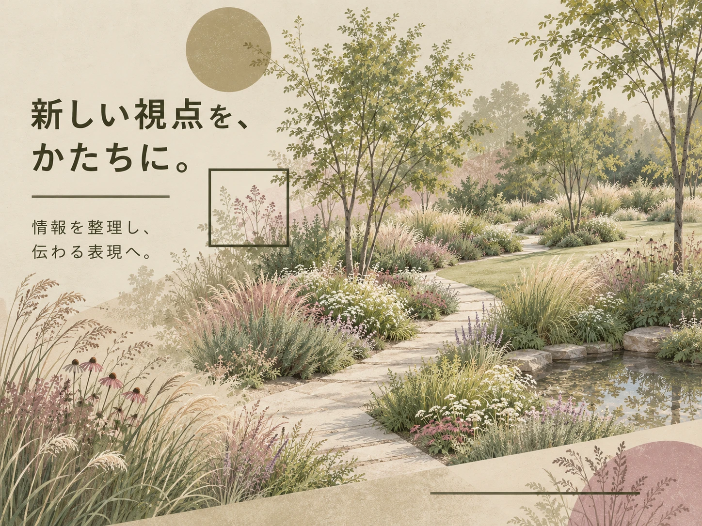 プレーリー植栽のスタイル見本