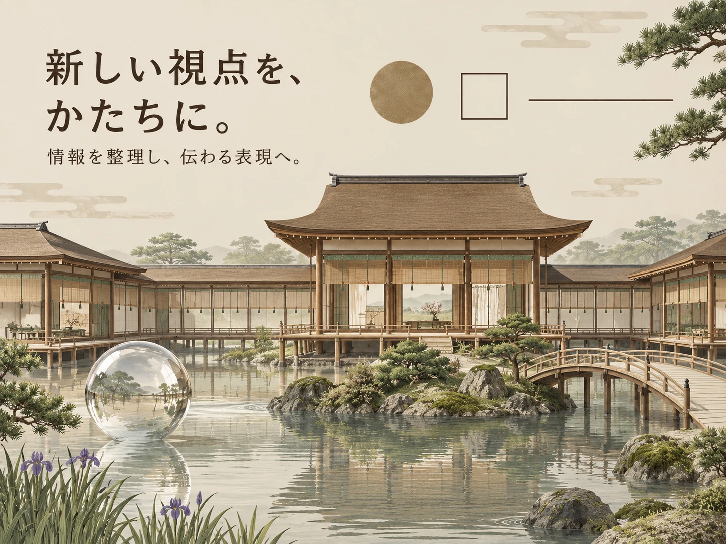 寝殿造のスタイル見本