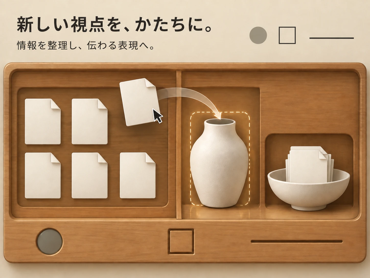 スキューモーフィズムのスタイル見本