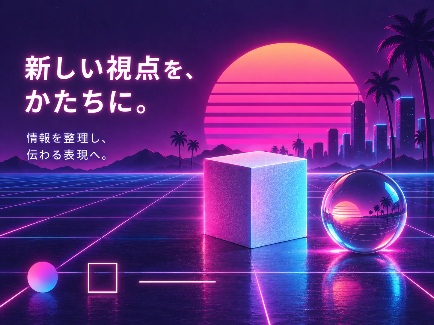 シンセウェーブのスタイル見本
