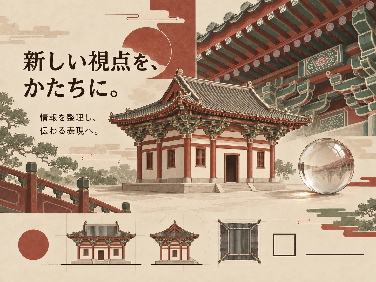 中国伝統木造建築のスタイル見本
