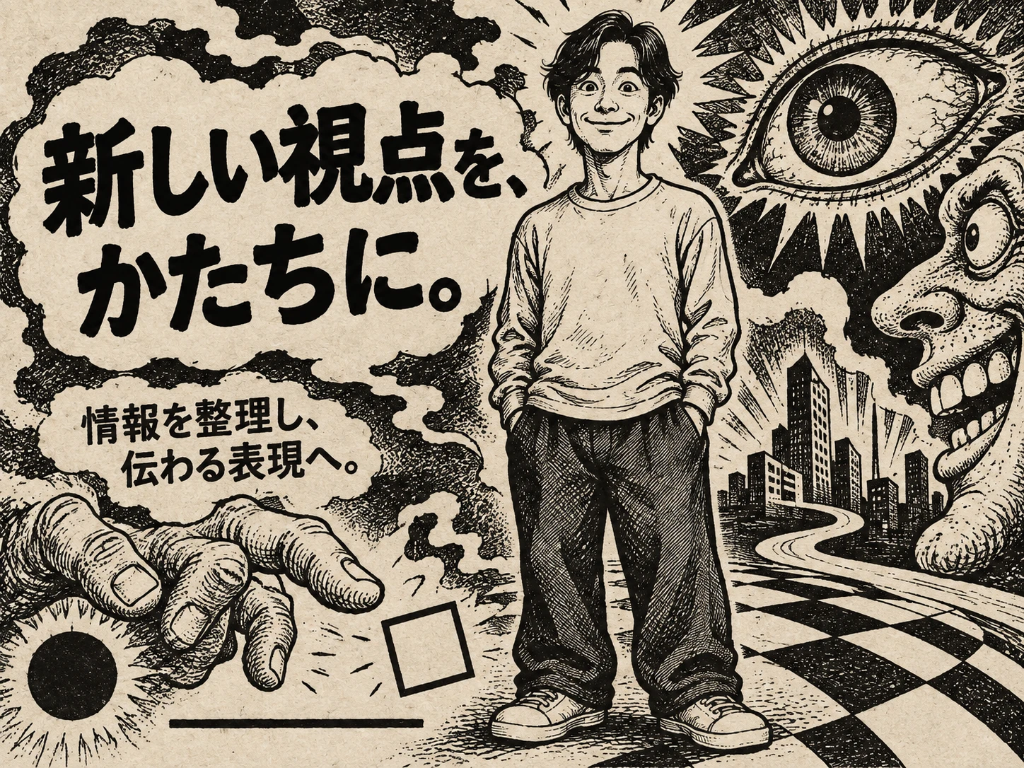 アンダーグラウンド・コミックスのスタイル見本
