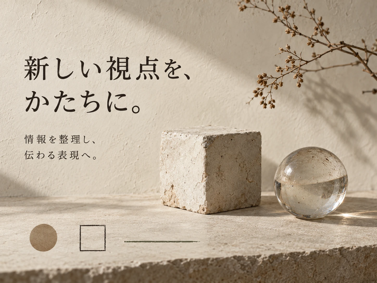 侘び寂びインテリアのスタイル見本