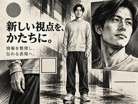 劇画のスタイル見本