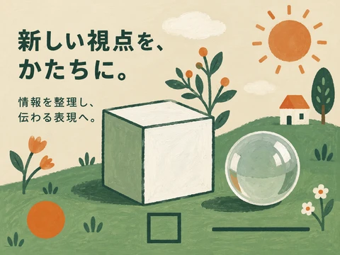 ナイーブ・アート由来の表現のスタイル見本