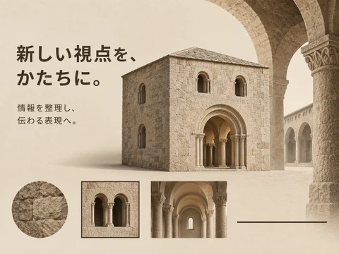 ロマネスク建築のスタイル見本